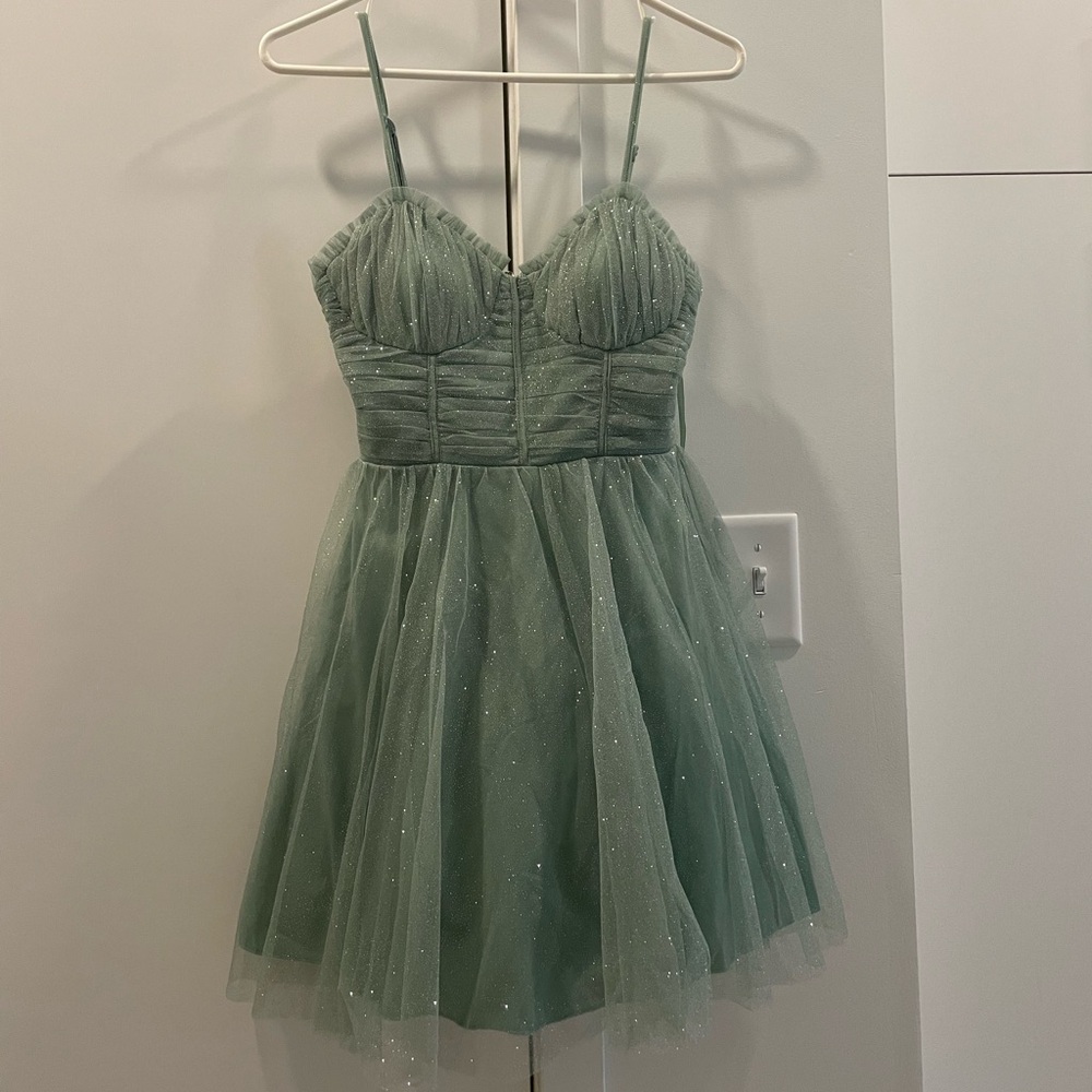 Bundle and save: Size small, green sparkle dress